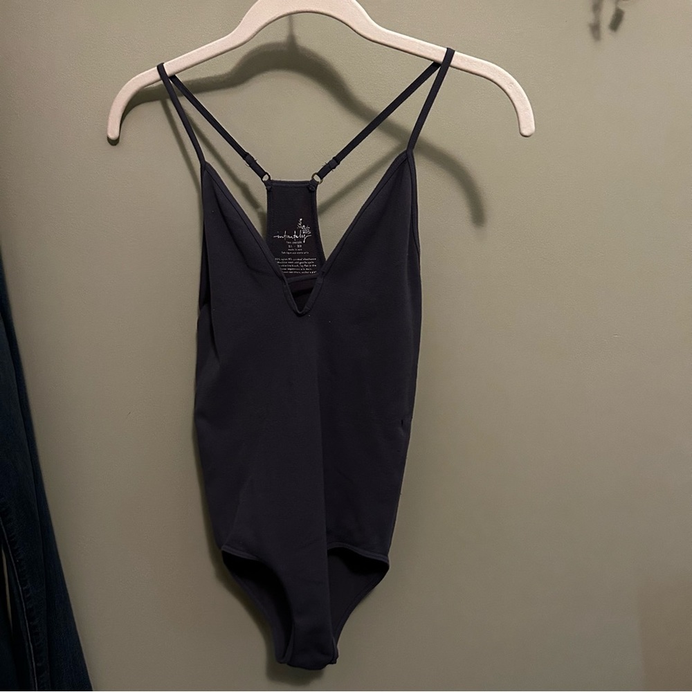 Free People Intimates Stretchy, Ribbed Bodysuit
